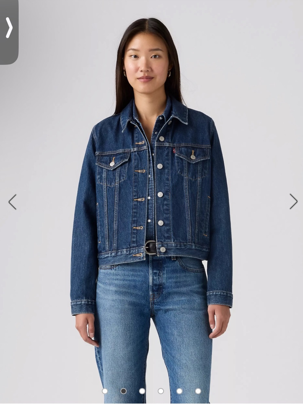 NWT Levi's Dark Blue Denim Jean Jacket